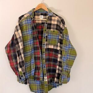 BDG Multicolor Plaid Button Down Shirt